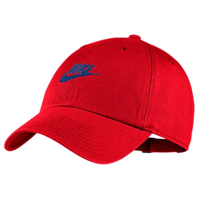 Shop Nike Sportswear H86 Washed Futura Adjustable Back Hat, Red - Size Osfm