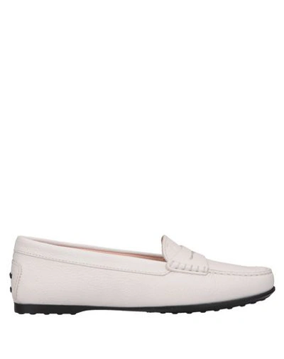 Tod's Loafers In White