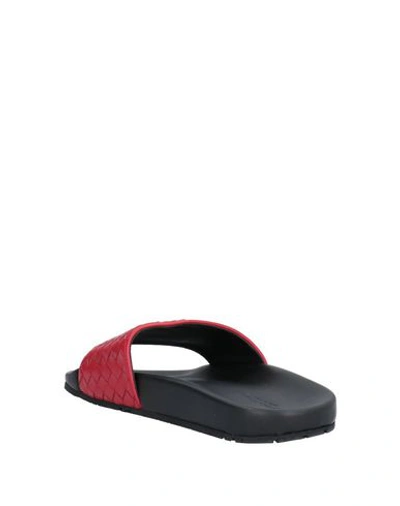Shop Bottega Veneta Sandals In Red