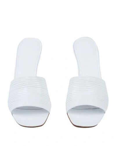 Shop Maison Margiela Sandals In White