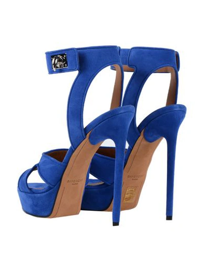 Shop Givenchy Sandals In Bright Blue