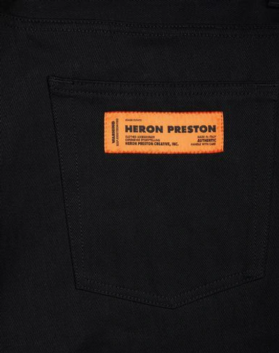 Shop Heron Preston Jeans In Black