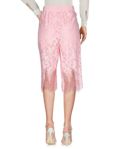 Shop Pinko Cropped Pants & Culottes In Pink