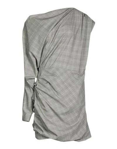 Shop Carmen March Short Dresses In Grey