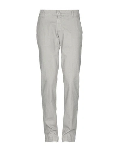Shop Entre Amis Man Pants Light Grey Size 35 Cotton, Elastane