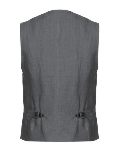 Shop Brunello Cucinelli Suit Vest In Lead