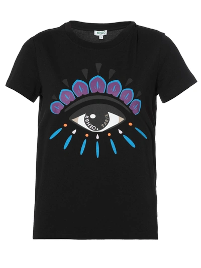 Shop Kenzo Eye Classic T-shirt In Black