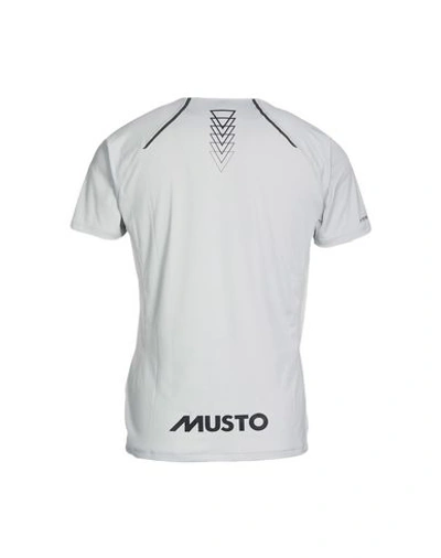 Shop Musto T-shirt In Grey