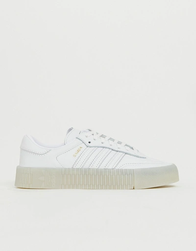 Adidas Originals Samba Rose Sneakers In Triple White White ModeSens