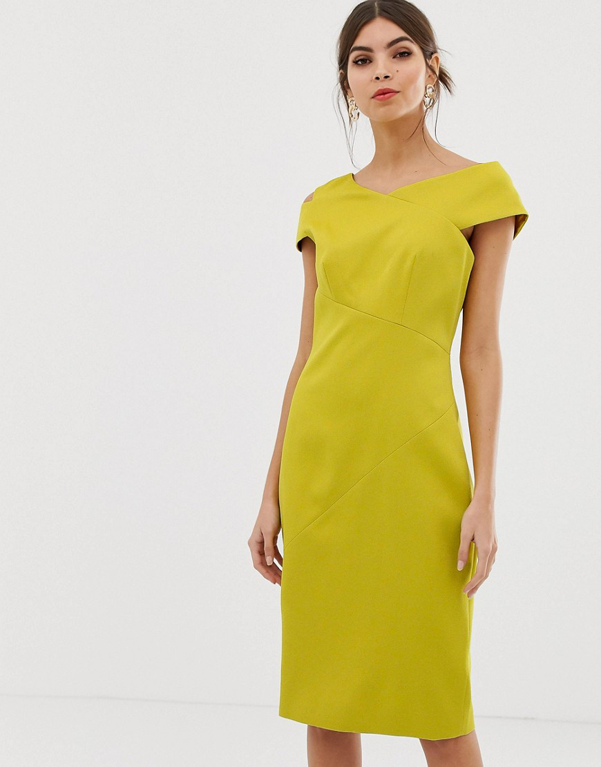 ted baker callo fantasia asymmetric dress