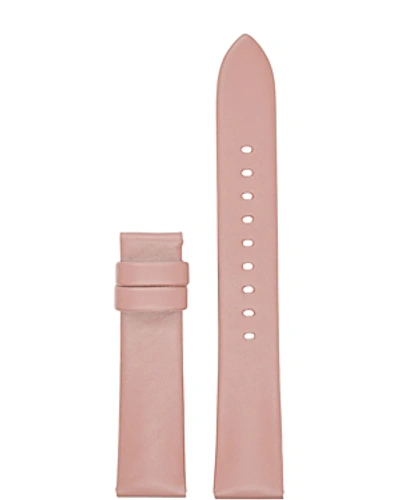 Shop Michael Kors Runway Pink Leather Smart Watch Strap, 18mm