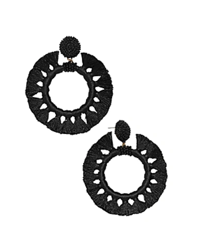 Shop Baublebar Adrita Hoop Earrings In Black