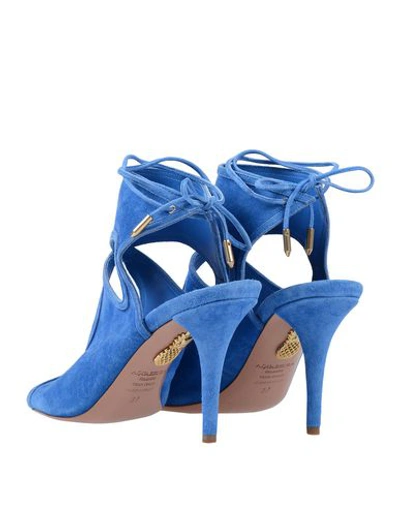Shop Aquazzura Sandals In Blue