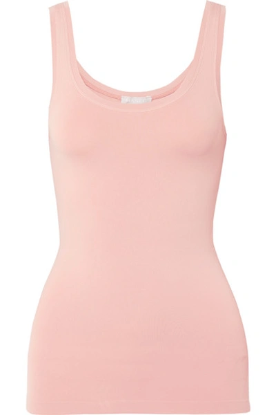 Shop Hanro Touch Feeling Stretch-jersey Tank In Blush