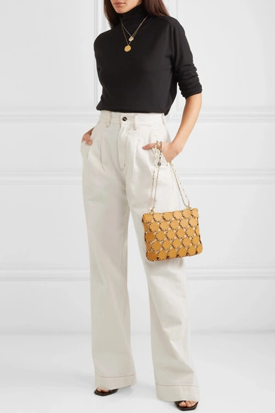 Shop Goldsign The Trouser High-rise Wide-leg Jeans In White