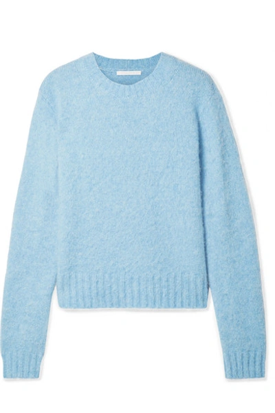 Shop Helmut Lang Knitted Sweater In Light Blue