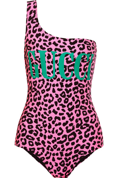 gucci printed swimsuit