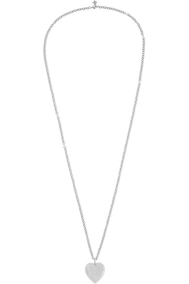 Carolina Bucci Cuore 18-karat White Gold Necklace | ModeSens