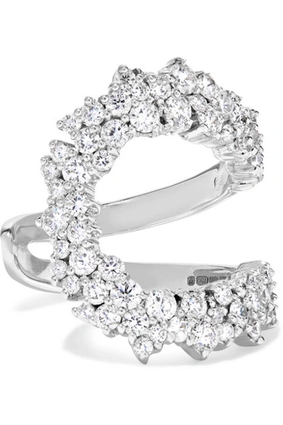 Shop Ana Khouri Mirian 18-karat White Gold Diamond Ring