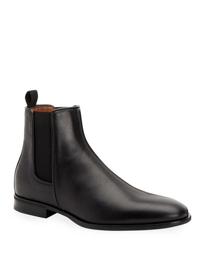 Shop Aquatalia Men's Adrian Waterproof Leather Chelsea Boots In Black