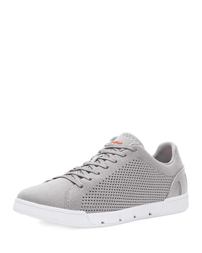 Shop Swims Men's Breeze Knit Trainer Sneakers In Gray