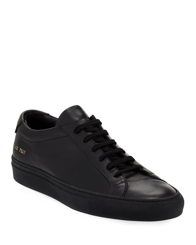 Shop Common Projects Men's Achilles Low-top Sneakers, Black