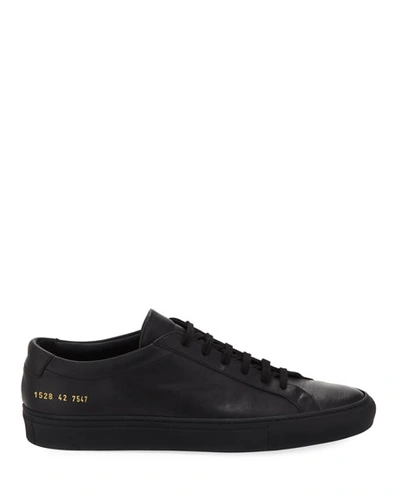 Shop Common Projects Men's Achilles Low-top Sneakers, Black