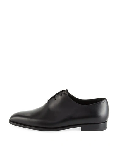 Shop Berluti Men's Alessandro Leather Oxfords In Black