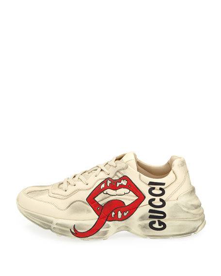 gucci lips trainers