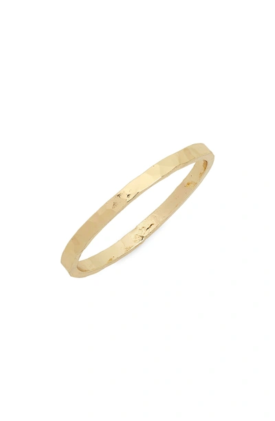 Shop Argento Vivo High Polish Vermeil Ring In Gold