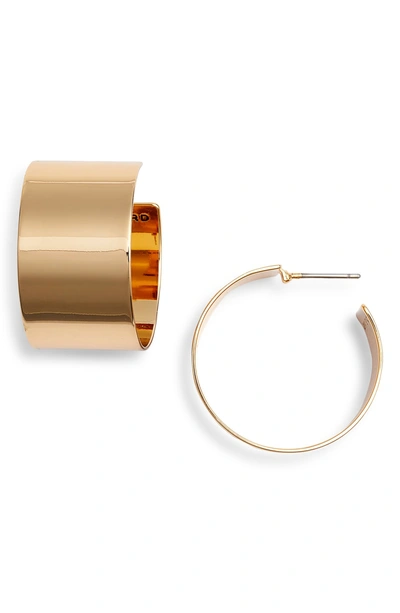 Shop Jenny Bird Fundamentals Hoop Earrings In Gold
