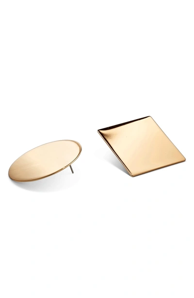 Shop Jenny Bird The Baysides Mismatch Earrings In Gold