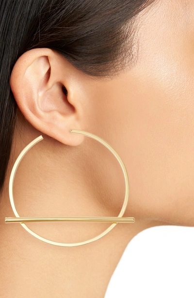 Shop Jenny Bird Trust Hoop Earrings In Gold