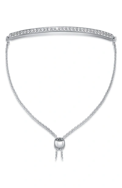 Shop Astley Clarke Sapphire Kula Eternity Bracelet In White Gold