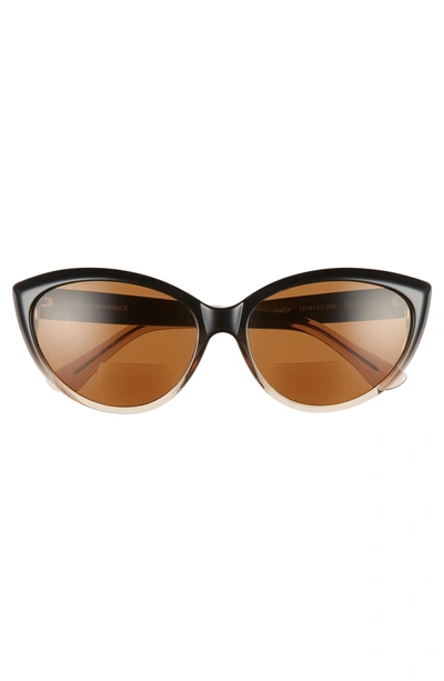 Shop Corinne Mccormack Corrine Mccormack Anita 59mm Reading Sunglasses - Black/ Taupe