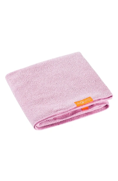 Shop Aquis Lisse Hair Towel In Desert Rose