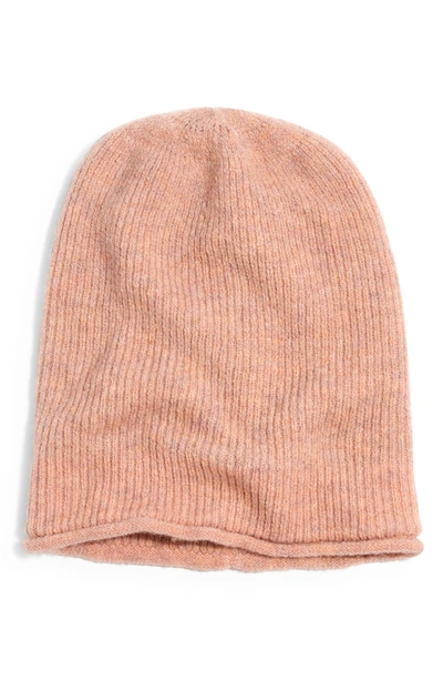 Shop Madewell Kent Beanie - Pink In Hthr Carnation
