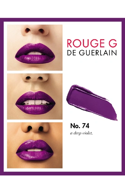 Shop Guerlain Rouge G Customizable Lipstick - No. 74