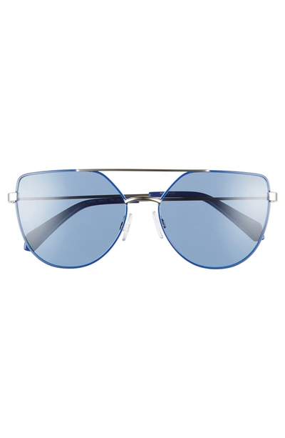 Shop Polaroid 58mm Polarized Sunglasses - Blue/ Gold