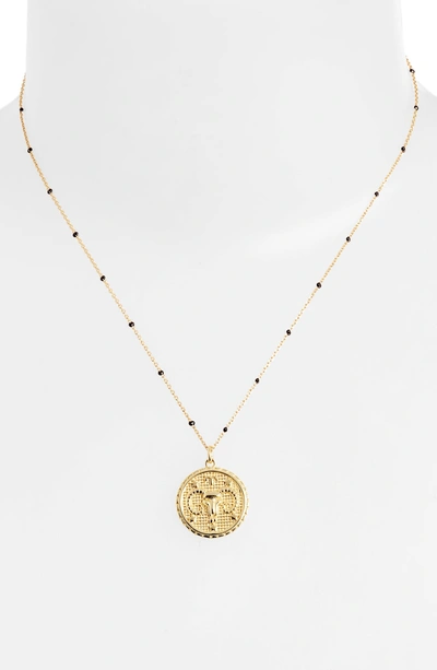 Shop Argento Vivo Zodiac Pendant Necklace In Aries