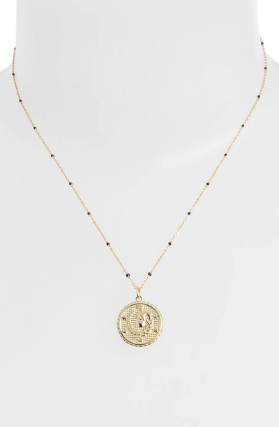Shop Argento Vivo Zodiac Pendant Necklace In Virgo