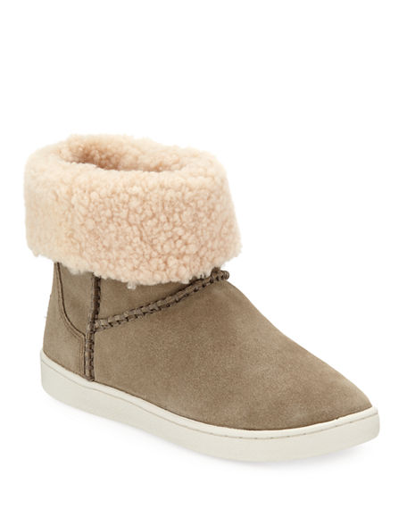 mika classic genuine shearling sneaker