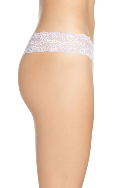 Shop B.tempt'd By Wacoal B. Adorable Thong In Pastel Lilac