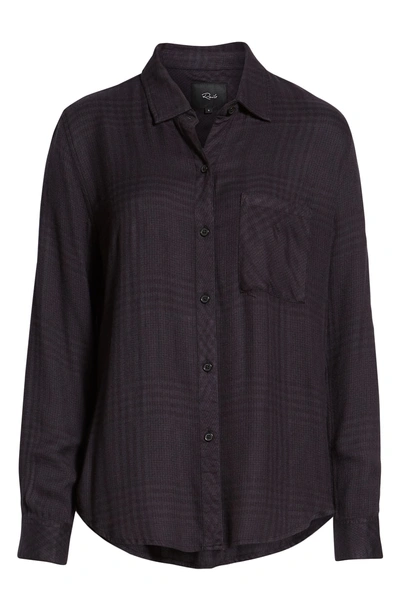Shop Rails Hunter Plaid Shirt In Charcoal Shadow