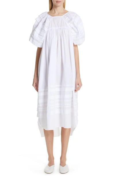 Shop Cecilie Bahnsen Penelope Dress In White