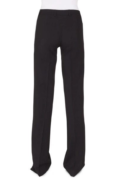 Shop Akris Punto Mikka Side Stripe Wool Pants In Nero