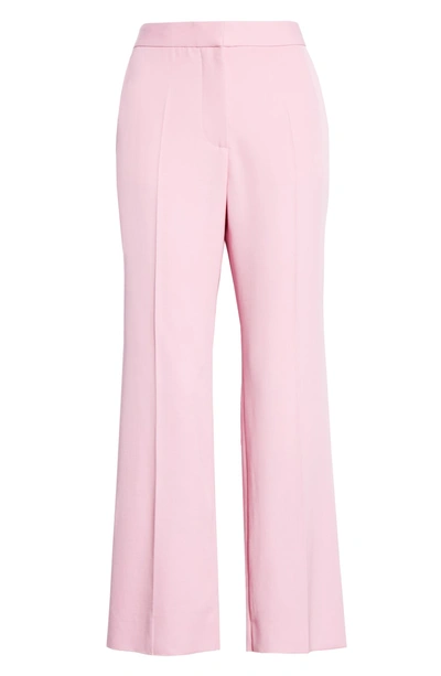 Shop Stella Mccartney Wool Ankle Pants In Tulip Pink