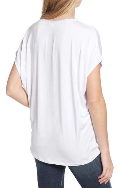 Shop Amour Vert 'mayr' V-neck Tee In White