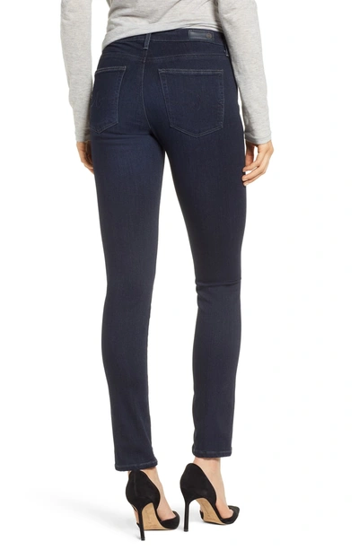 Shop Ag 'the Prima' Mid Rise Cigarette Skinny Jeans In Audacious