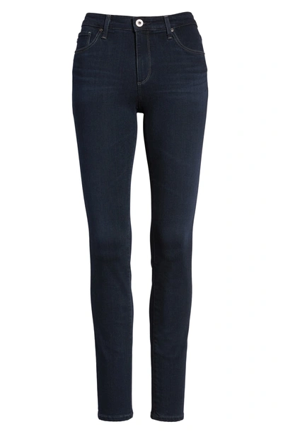Shop Ag 'the Prima' Mid Rise Cigarette Skinny Jeans In Audacious